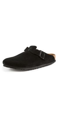 Birkenstock Boston Soft Footbed Clogs Black 44