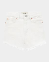 Girl's Lucy Raw Edge Hem Shorts, Size 7-16