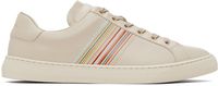 Paul Smith Beige Leather Hansen Sneakers
