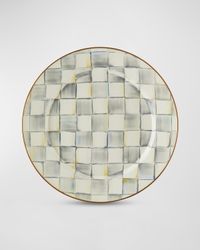 Sterling Check Charger Plate