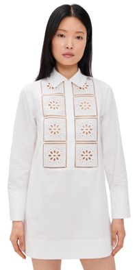 ALIGNE Ophelia Broderie Dress White 8