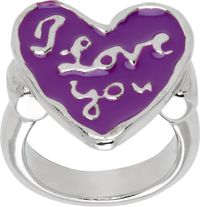 Chopova Lowena Silver Lovers Ring