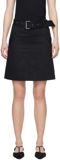 TOTEME Black Trench Miniskirt