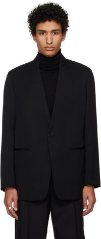 Jil Sander Black Wool Tailored Blazer