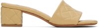 Bottega Veneta Beige Amy Mules