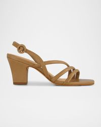 Naples Strappy Leather Slingback Sandals