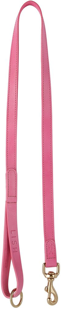 LISH Animaux | Moyenne laisse Coopers rose en cuir