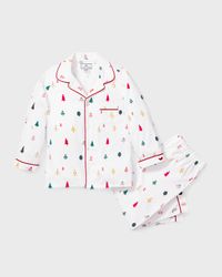 Kid's Merry Trees 2-Piece Pajama Set, Size 6M-14