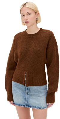 Lioness Dion Knit Pullover Chocolate L
