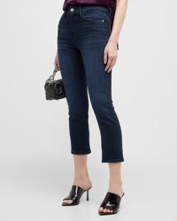 Le High Straight Ankle Jeans