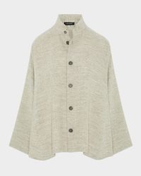 Caucasus Jacket With Notch Collar (Mid Plus Length)