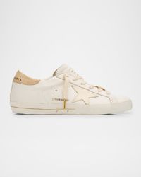 Super-Star Mixed Leather Charm Low-Top Sneakers