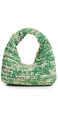 Maria La Rosa Nana Melange Bag Green One Size