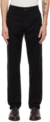 rag & bone Black Standard Chino Trousers