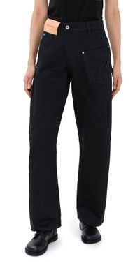 JW Anderson Twisted Workwear Jeans Light Blue 25