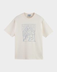 Men's Relaxed Fit Linework Logo T-Shirt