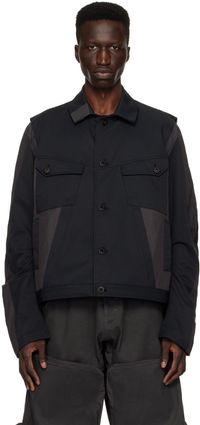CARNET-ARCHIVE Black Ruined Jacket