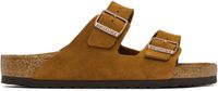 Birkenstock Tan Regular Arizona Soft Footbed Sandals