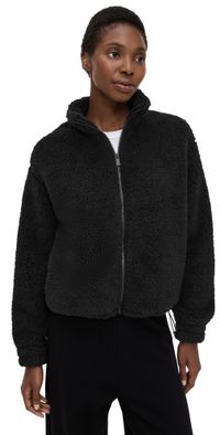 Sweaty Betty Canyon Fleece Zip Up Black XXL