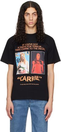 JW Anderson Black 'Carrie' Poster Print T-Shirt