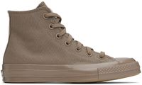 Converse Taupe Chuck 70 Monochrome Sneakers