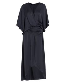 Women's Adiel Satin Maxi Dress - Navy - Size XS