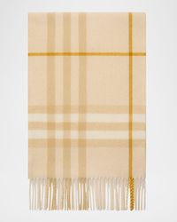 Giant Check Cashmere Scarf