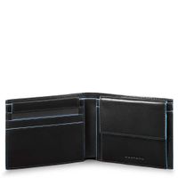 Piquadro - Portefeuille homme avec porte-monnaie, porte-carte - Taille Unique - Noir