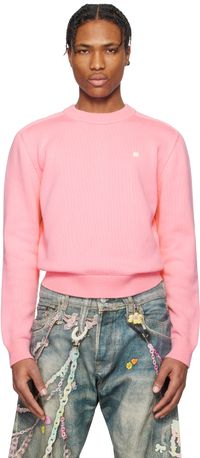 Acne Studios Pink Knit Cotton Sweater
