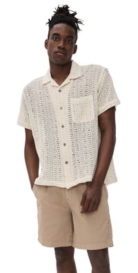 Obey Harison Woven Shirt Natural S