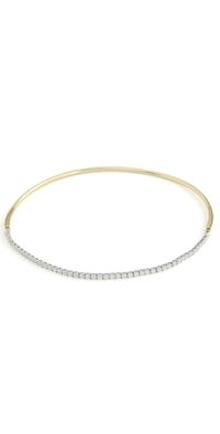 SHASHI Nikita Half Tennis Necklace Gold One Size