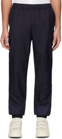 McQueen Navy Drawstring Trousers