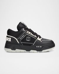 Men's MA-1 Leather & Mesh Sneakers