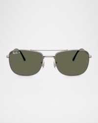 Men's RB3755 Rectangular Sunglasses, 62mm