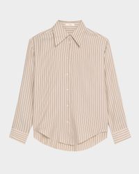 Parave Button Down Silk Blouse