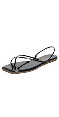 TKEES Square Toe Millie Sandals Licorice 6