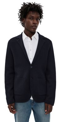 Orlebar Brown Rainer Pique Cardigan Night Iris XL