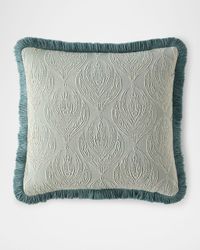 Lumina Jacquard Decorative Pillow, 18" Square