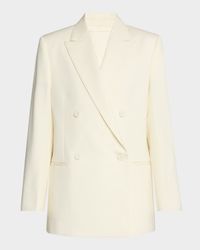 Double-Breasted Wool Jacket