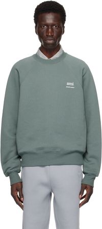 AMI Paris Green 'Ami Alexandre Mattiussi' Sweatshirt