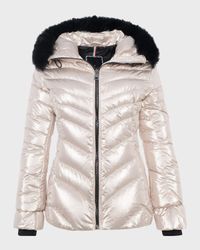 Apres-Ski Jacket With Detachable Toscana Lamb Shearling Hood Trim