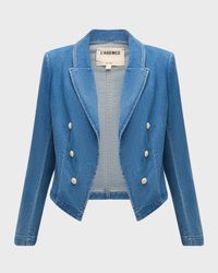 Wayne Cropped Double-Breasted Jacket