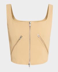 Dea Zip Corset Top