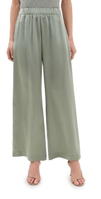 Sablyn Brynn Pull On Wide Leg Pants Foggy L