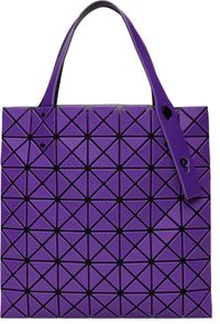 BAO BAO ISSEY MIYAKE Purple Prism Matte-2 Tote