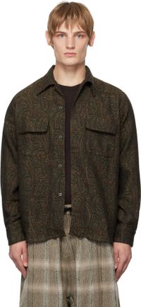 NEEDLES Green Classic Shirt