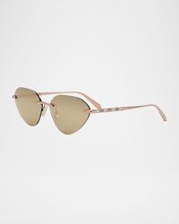 Serpenti Rimless Cat-Eye Sunglasses