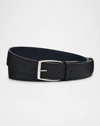 Men's Grained Leather Belt