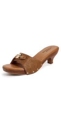 Dr Scholls Dr Scholl's x Favorite Daughter The Heartbreak Heels Toffee Calf Hair 7