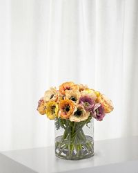 Mix Anemone Faux Flowers w/ Vase